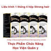 Combo 4 Tặng 1 (5 Hộp) Viên Tóc Bạc Strong Hair Học Viện Quân Y