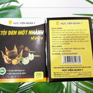 Tỏi Đen Một Nhánh Học Viện Quân Y – Tỏi Đen Cô Đơn Hộp 200g